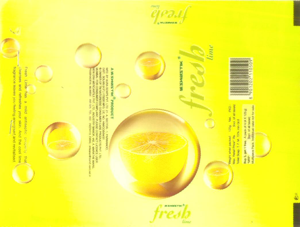 Swastik Fresh Lime (device Of Lemon) Device mark 1618198 Trademark