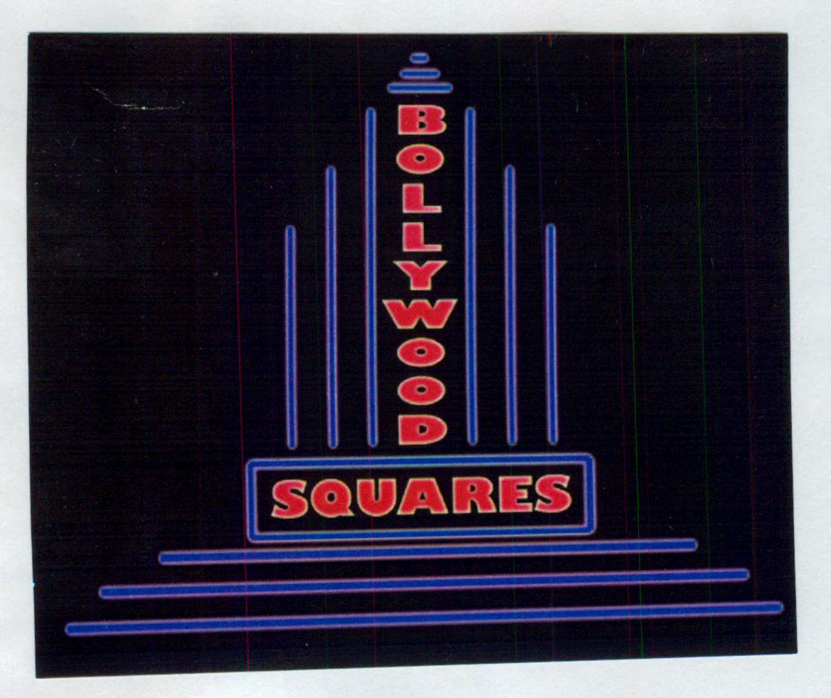 Bollywood Squares (label) Device mark 1582718 Trademark
