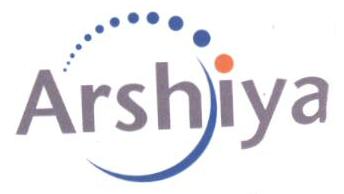 Arshiya (label) Device mark 1649085 Trademark