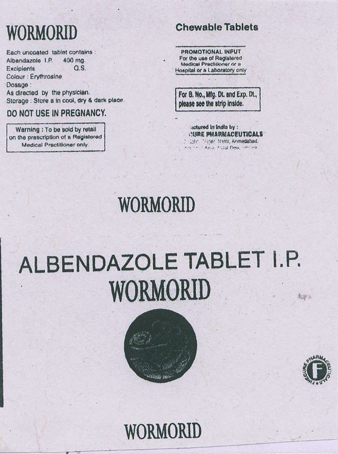Wormorid Device mark 1633881 Trademark