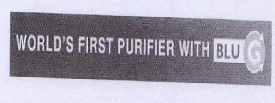 World S First Purifier With Blu G With Device Device mark 1634108 Trademark