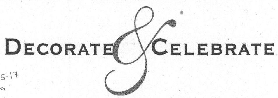 Decorate & Celebrate Device mark 1633928 Trademark