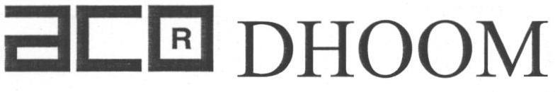 Acro Dhoom (device) Device mark 1659357 Trademark