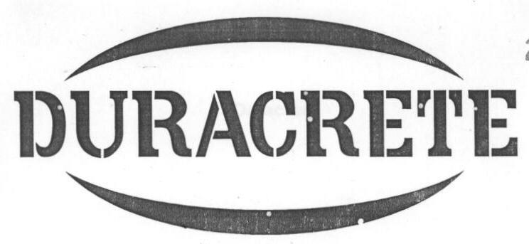 Duracrete (label) Device mark 1634200 Trademark