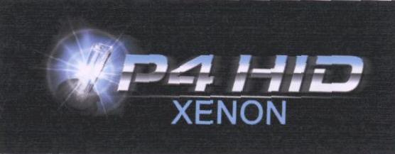 P4 Hid Xenon (label) Device mark 1650294 Trademark