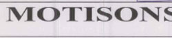 Motisons Device mark 1642770 Trademark