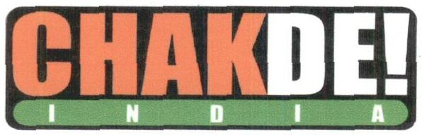 Chak De India (label) Device mark 1644104 Trademark