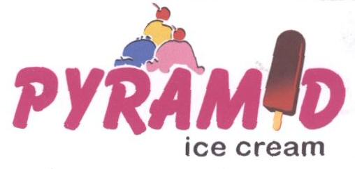 Pyramid Ice Cream (label) Device mark 1660043 Trademark