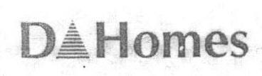 D Homes (label) Device mark 1664012 Trademark