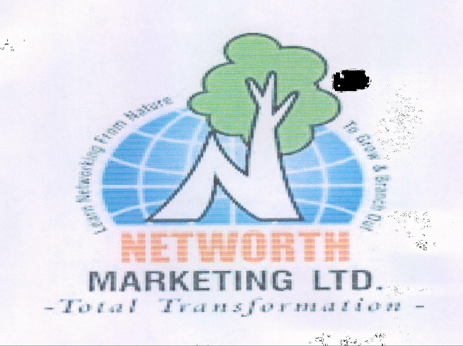 Networth Marketing Pvt. Ltd. (device Of Globe) Device mark 1600989 Trademark