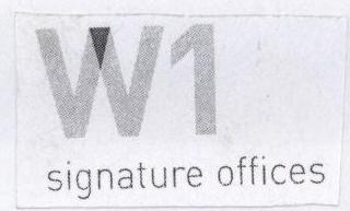 W1 With Device Device mark 1675757 Trademark