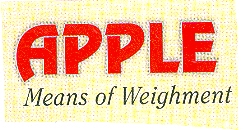 Apple Means Of Weighment Device mark 1683313 Trademark