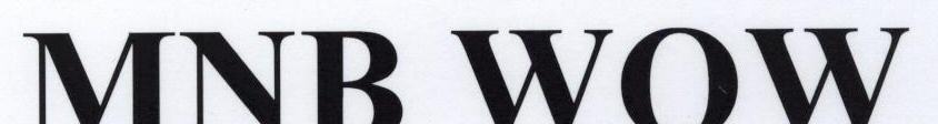 Mnb Wow With Device Device mark 1675448 Trademark