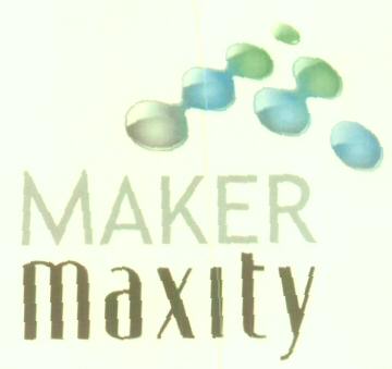 Maker Maxity (label) Device mark 1613860 Trademark