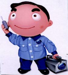 Man With Label Device mark 1613729 Trademark