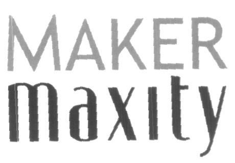 Maker Maxity (label) Device mark 1613881 Trademark