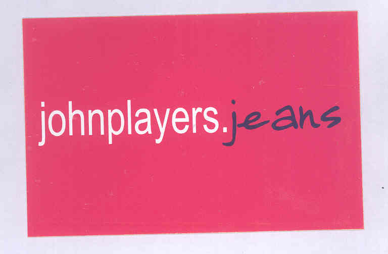 Johnplayers . Jeans Device mark 1704042 Trademark