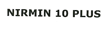 Nirmin 10 Plus Device mark 1704071 Trademark