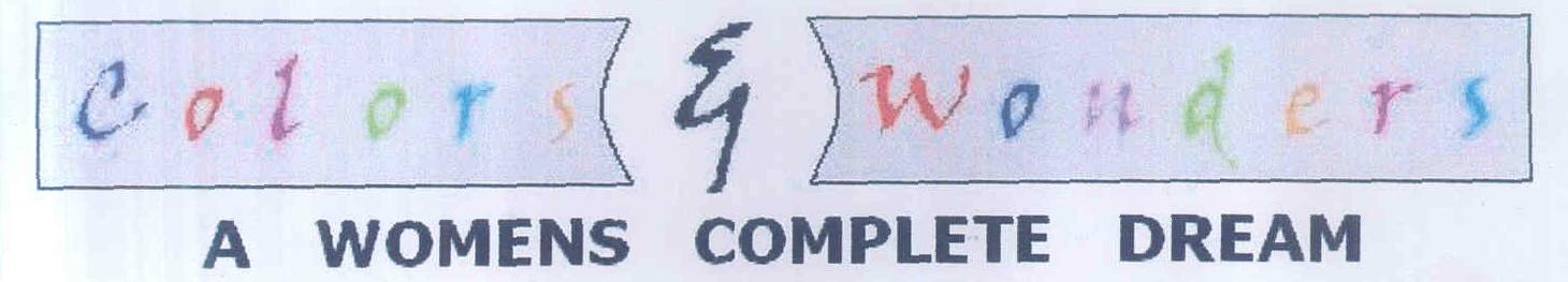 C O L O R S & W O N D E R S (label) Device mark 1698845 Trademark