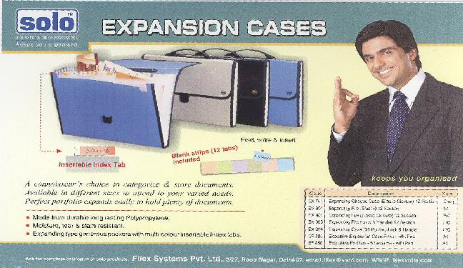 Expansion Cases With Label Device mark 1690509 Trademark