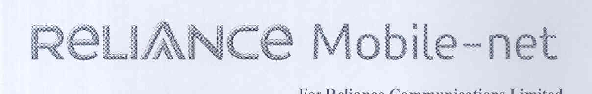 Reliance Mobile-net (device) Device mark 1698557 Trademark