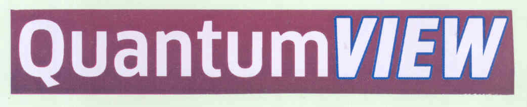 Quantum View (label) Device mark 1734971 Trademark