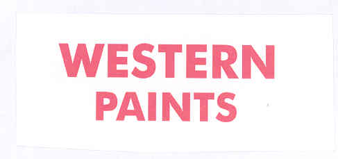 Western Paints (label) Device mark 1706103 Trademark