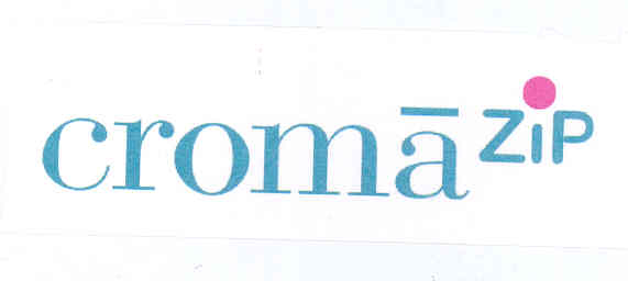 Croma Zip (label) Device mark 1745851 Trademark