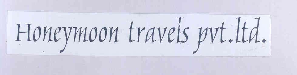 Honeymoon Travels Pvt. Ltd (label) Device mark 1743079 Trademark