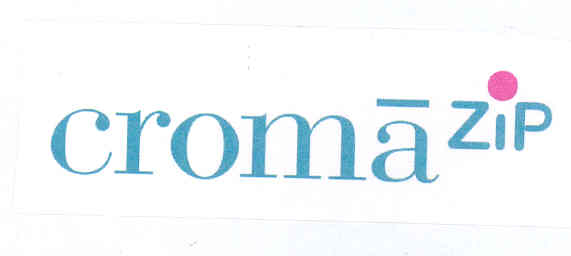 Croma Zip (label) Device mark 1745878 Trademark