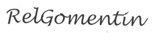 Relgomentin (label) Device mark 1646794 Trademark