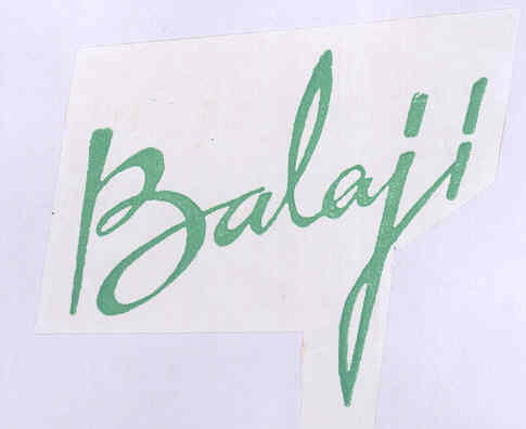 Balaji (label) Device mark 1744473 Trademark