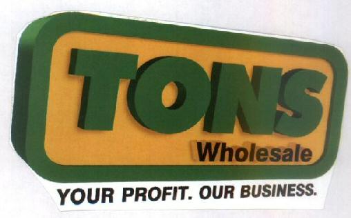 Tons Wholesale (logo) Device mark 1714130 Trademark
