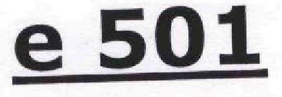 E 501 Device mark 1721690 Trademark