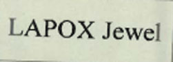 Lapox Jewel Device mark 1721904 Trademark