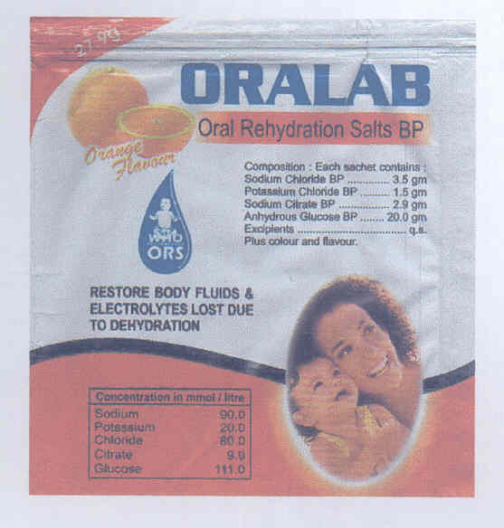 Oralab (label) Device mark 1759267 Trademark