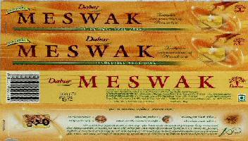 "meswak" With Label Device mark 1760005 Trademark