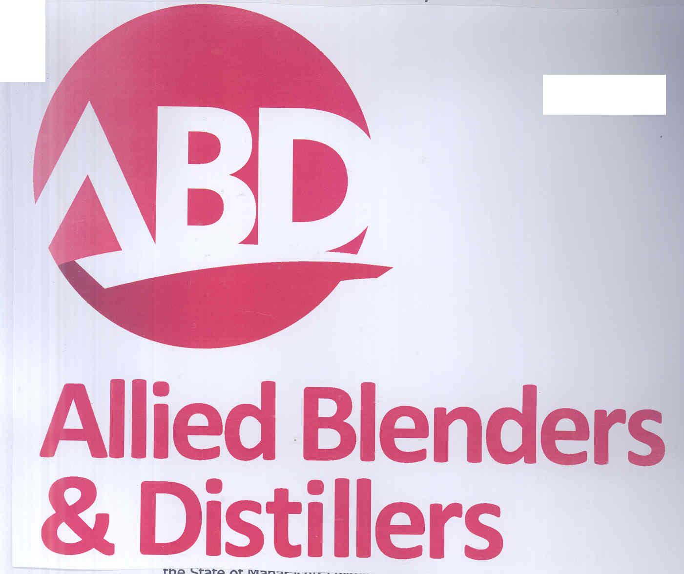 Abd Allied Blenders & Distillers (label) Device mark 1767486 Trademark