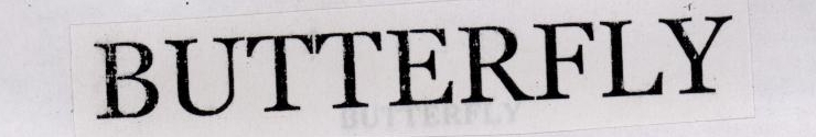 Butterfly (lable) Device mark 1774548 Trademark