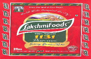 Lakshmifoods With Label Device mark 1663242 Trademark