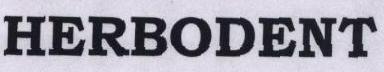 Herbodent Device mark 1769030 Trademark