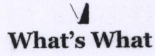 What"s What Device mark 1775103 Trademark