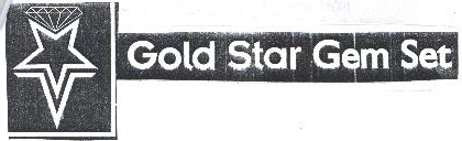 Gold Star Gem Set Device mark 1775308 Trademark