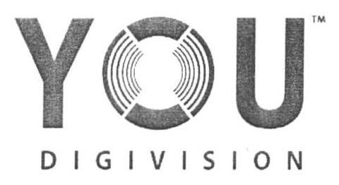 You Digivision (label) Device mark 1663443 Trademark