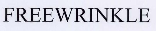 Freewrinkle Device mark 1775947 Trademark