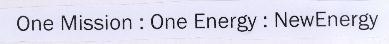 One Mission : One Energy : Newenergy Device mark 1780971 Trademark