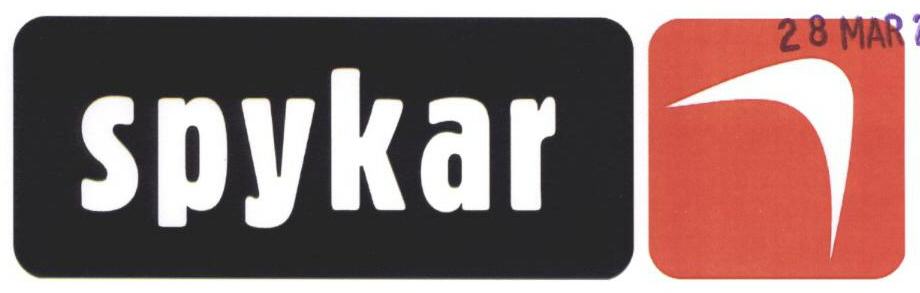 Spykar (device) Device mark 1670199 Trademark