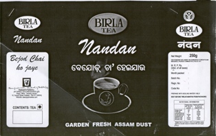 Birla Nandan (device Of Cup-plate) Device mark 1775066 Trademark