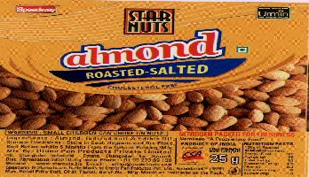 Almond With Label Device mark 1676408 Trademark