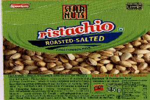 Star Nuts Pistachio With Label Device mark 1676411 Trademark